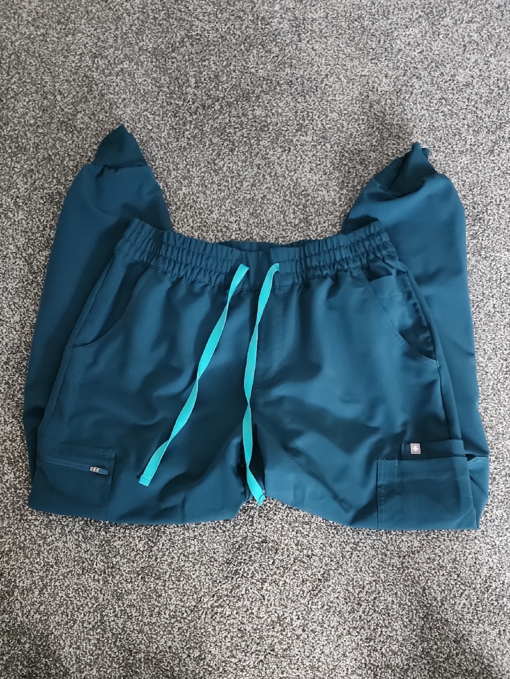 FIGS Carribean Blue Uman Joggers